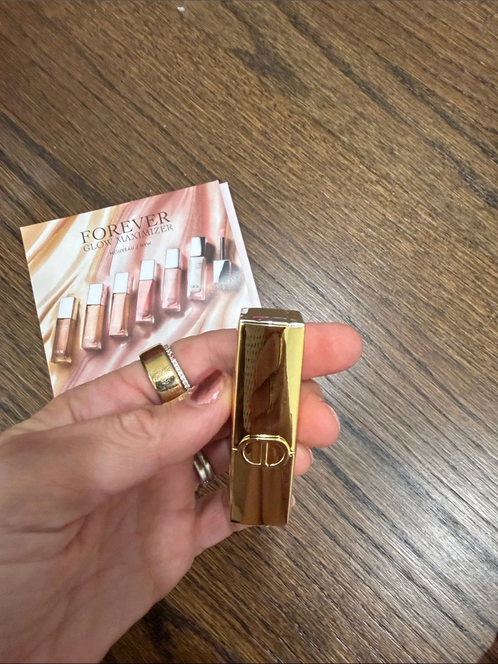 Dior Rouge 729 Lipstick & Forever GlowMaximizer samples